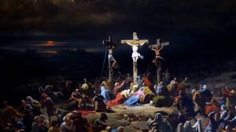 Le dernier soupir du Christ, Julien Michel Gué (1840).