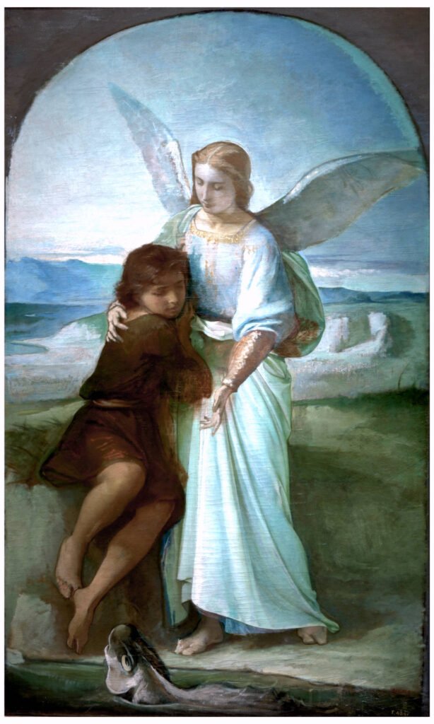 Tobías y el ángel, Eduardo Rosales Gallinas (1858-1863).