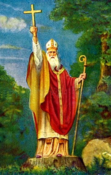 San Bonifacio y el pagano árbol.