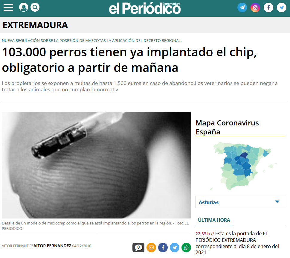 La marca de la bestia de Apocalipsis 13 y 14, posiblemente sea un chip veterinario. https://uncatolicoperplejo.com/la-marca-de-la-bestia-de-apocalipsis/