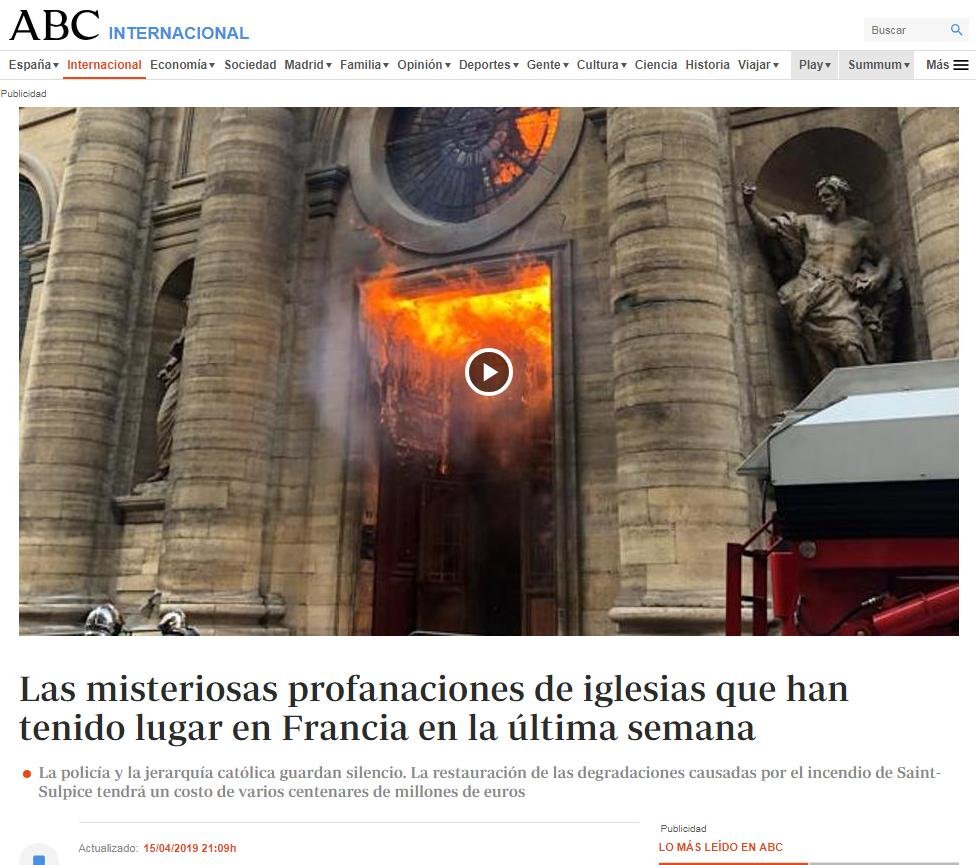 https://x.com/1churchburning --- Iglesias incendiadas, Church burning.