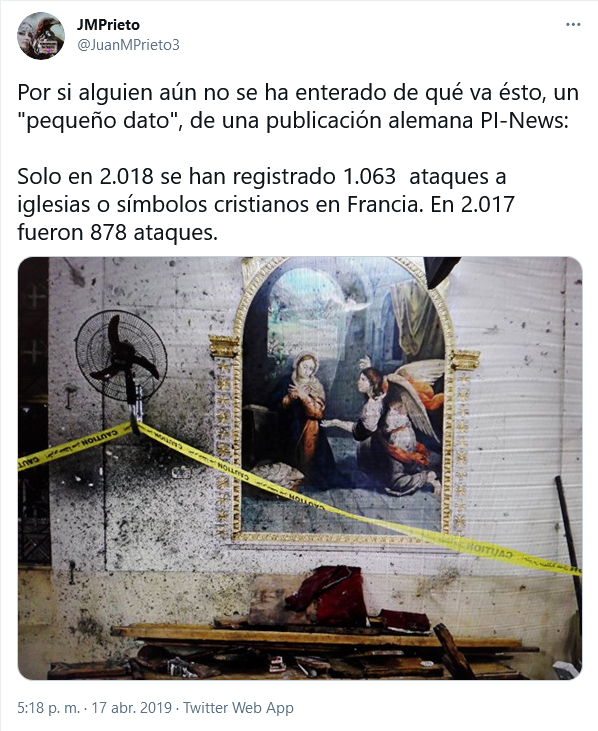 https://x.com/1churchburning --- Iglesias incendiadas, Church burning.
