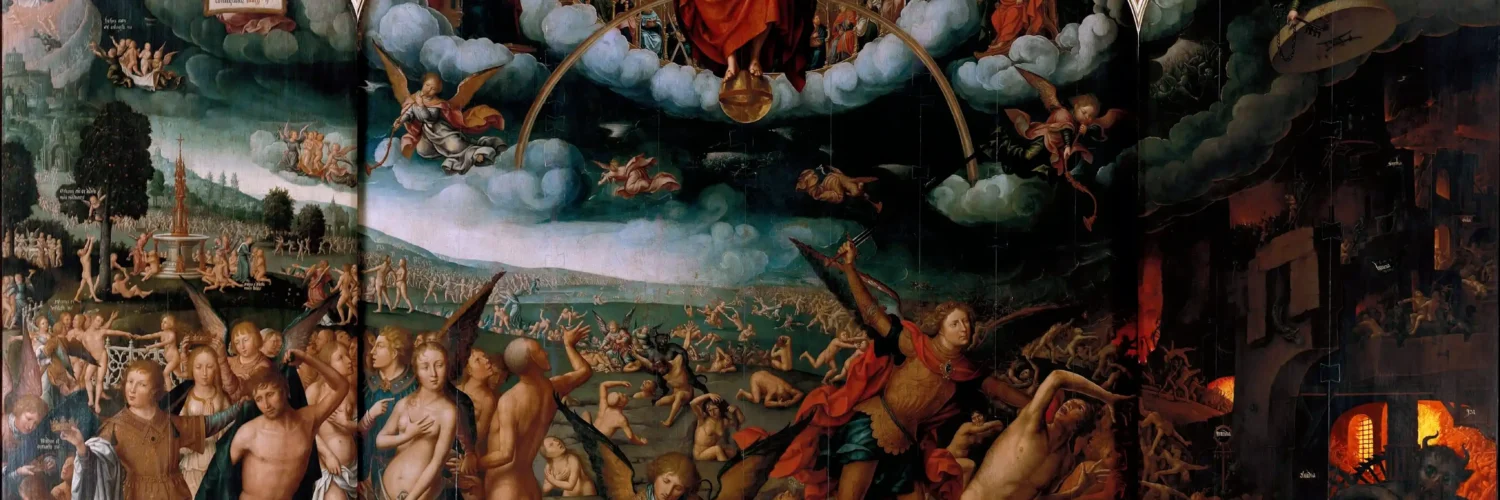 The Last Judgement, por Jean Bellegambe (c.1470-1534-40) Juicio Final (webp 500KB Calidad media),