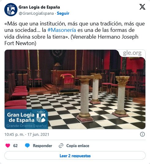 Masonería, masón, logia, twitter, seréis como dios, ajedrezado, superman.