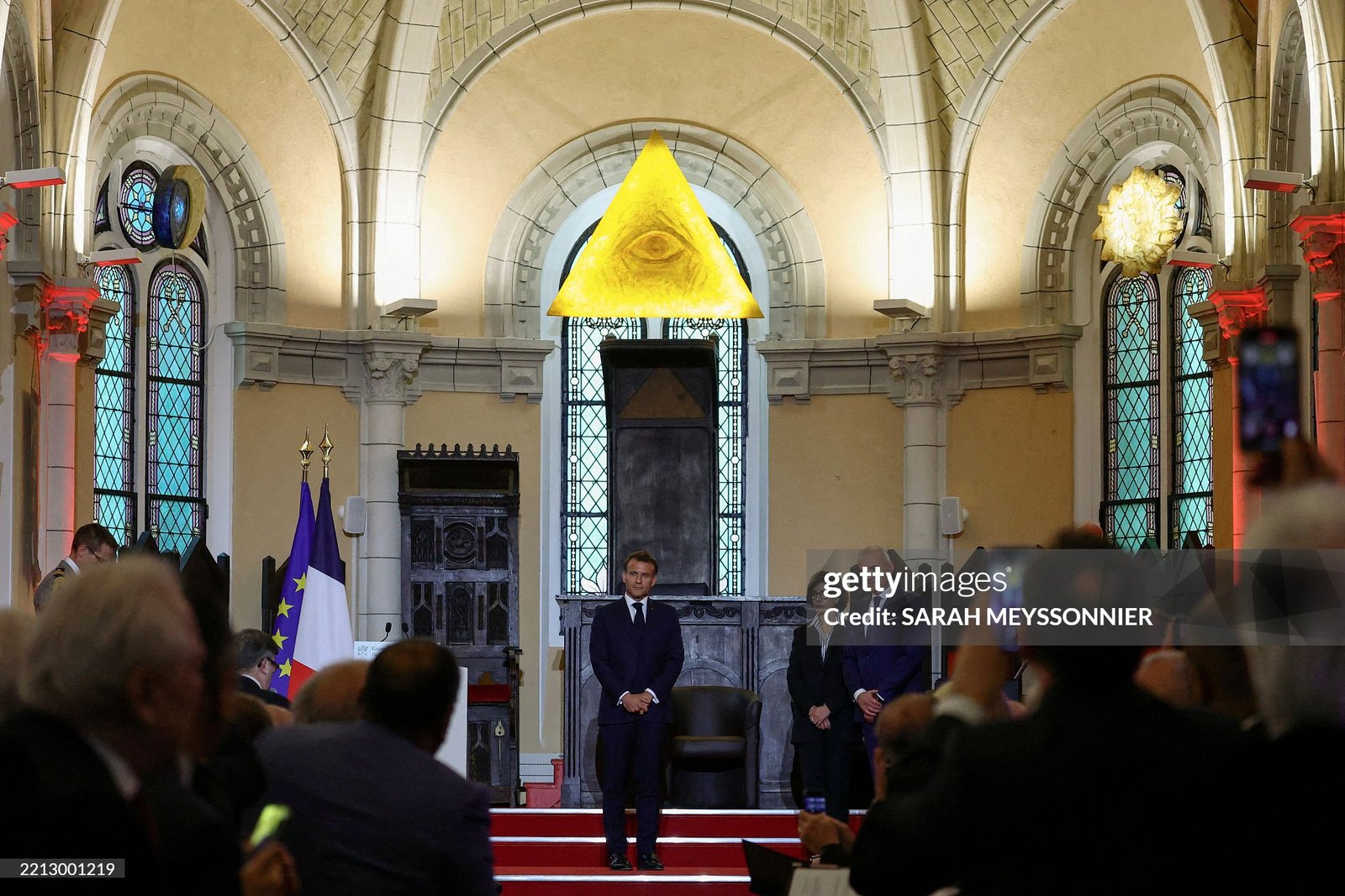 Visita oficial de Emmanuel Macron al Gran Oriente de Francia y a la Gran Logia de Francia (www.elysee.fr). Masonería.
